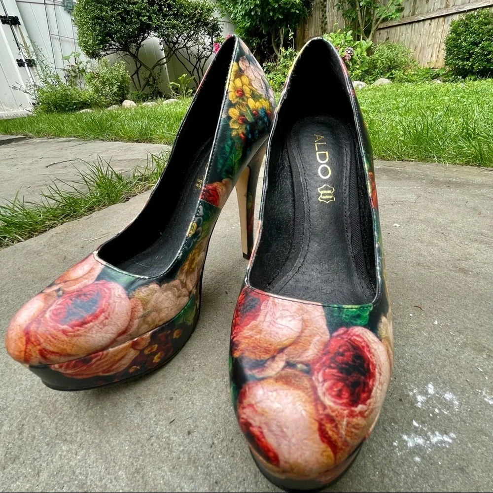 Aldo Floral Stilettos